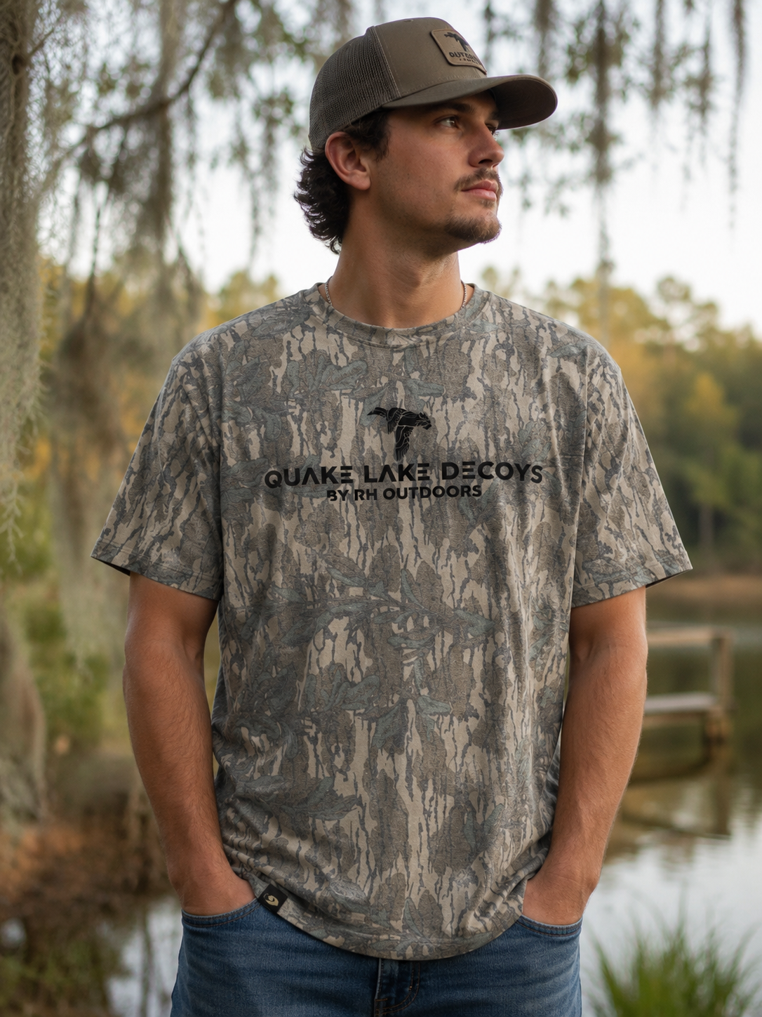 Pre Order Quake Lake Decoy Camo Tee